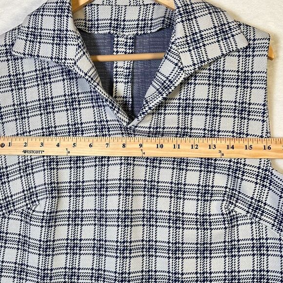 V-neck thick material one piece patterned tunic‎ style shirt - Picture 4 of 5